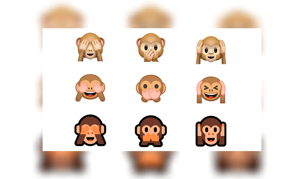 Conoce el verdadero signficado de los monitos de WhatsApp. | Foto: Emojipedia.org Conoce el verdadero signficado de los monitos de WhatsApp. | Foto: Emojipedia.org