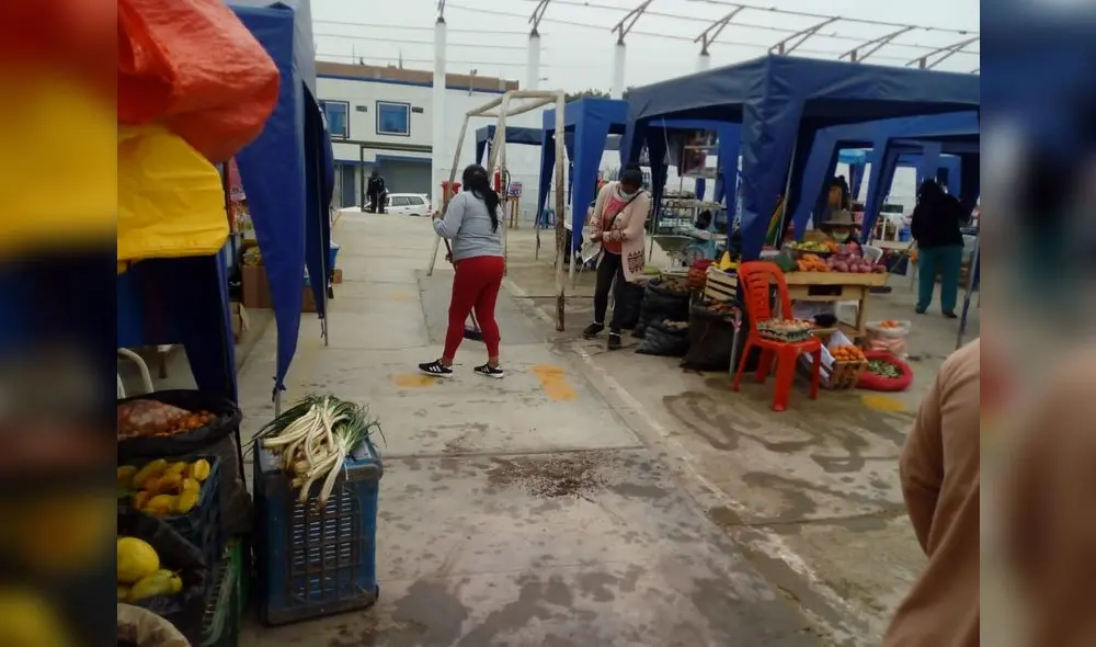 limpieza mercado temporal