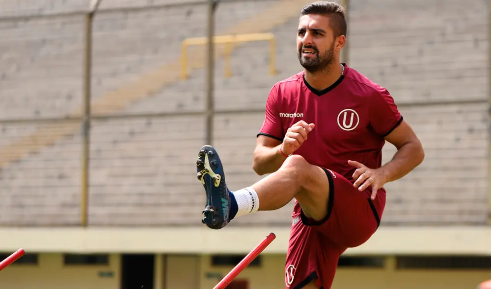 Luis Urruti se lesionó en la rodilla y no podrá jugar por casi 1 mes en la Liga 1 Movistar. Foto: Prensa Universitario Luis Urruti se lesionó en la rodilla y no podrá jugar por casi 1 mes en la Liga 1 Movistar. Foto: Prensa Universitario