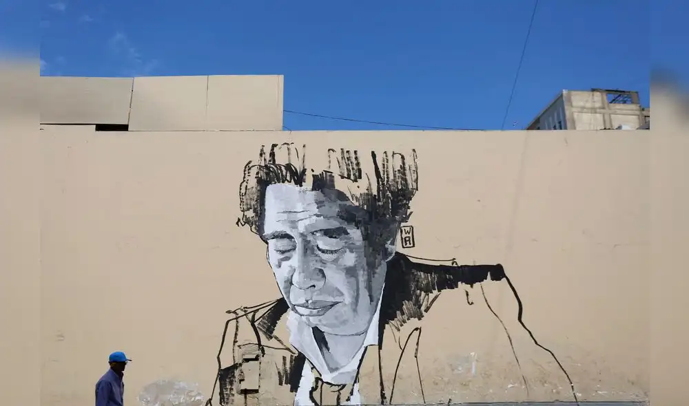 Centro de Lima: Pintan mural en homenaje al reconocido artista Víctor Humareda [FOTOS]
