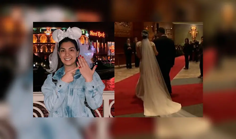 Edison Flores y Ana Siucho: Novia del ‘Orejas’ lució exclusivo vestido de diseñador peruano [VIDEO]