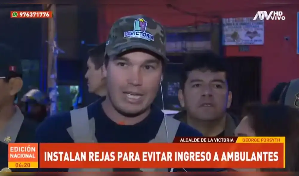 George Forsyth y su reacción tras pregunta de Leiva sobre el caso Vanessa Terkes