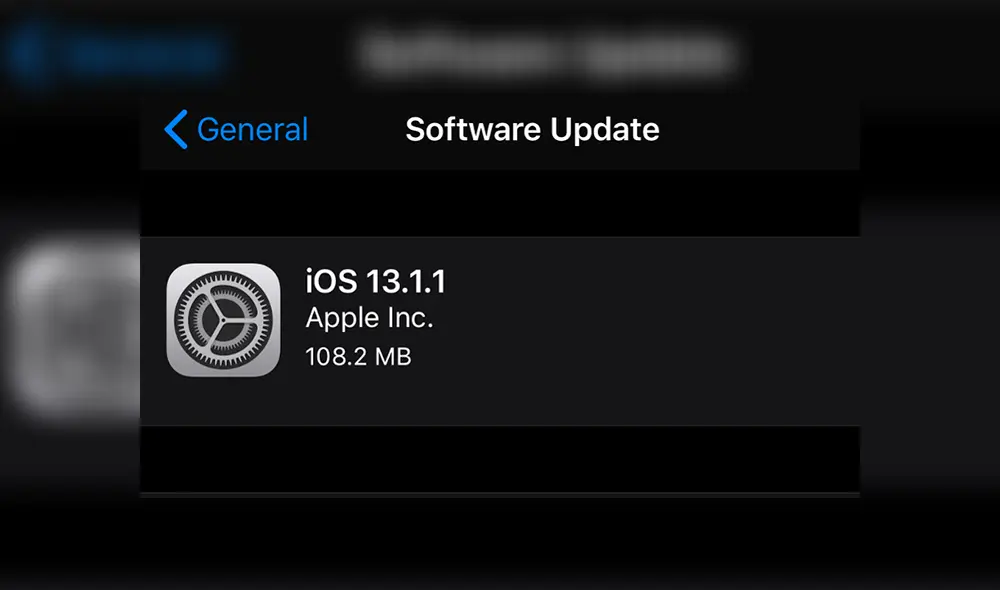 Apple presenta actualización a iOS 13.1.1.