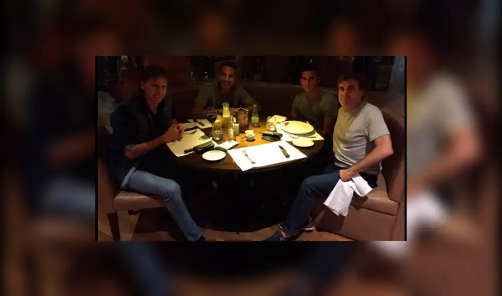 Ricardo Gareca llegó a Brasil para reunirse con Guerrero, Cueva y Trauco