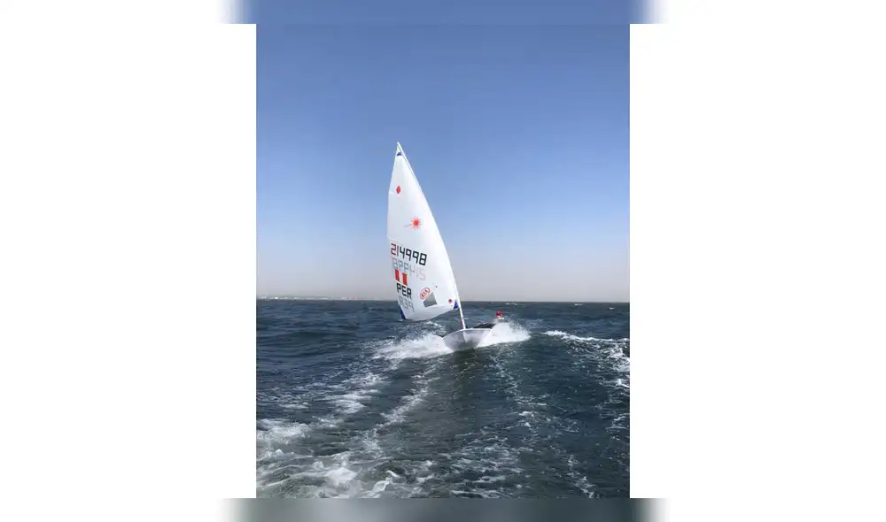 Paloma Schmidt, velerista peruana, cumple cuarentena en Italia y entrena para Tokio 2020.