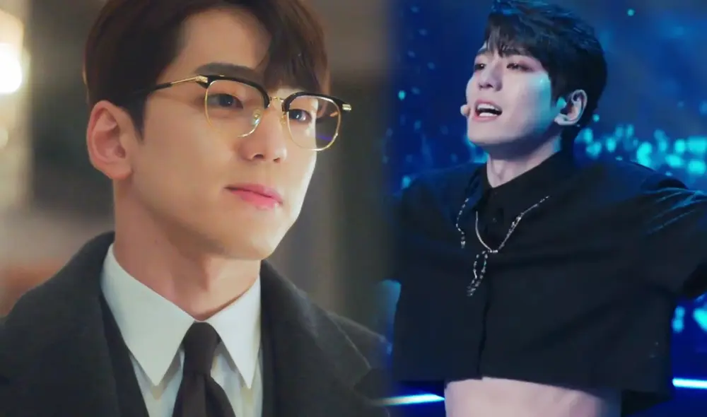 "The heavenly idol" es el primer protagónico de Kim Min Kyu y el último drama que el actor graba antes de entrar al Ejército. Foto: composición LR/SBS/tvN