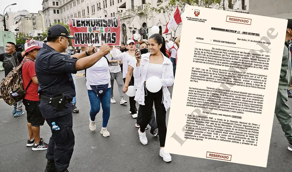 Marcha fue convocada para el martes 3 de enero. Foto: composición GLR Marcha fue convocada para el martes 3 de enero. Foto: composición GLR