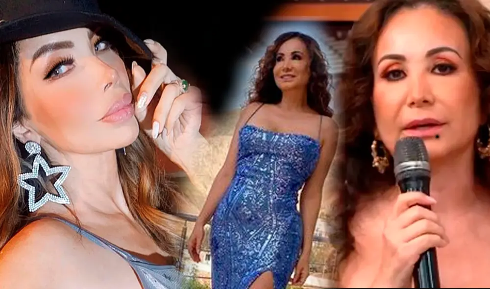 Nicole Akari le respondió a Janet Barboza tras polémica del vestido. Foto: composición LR/ @nicoleakari/Instagram/ @janetbarboza/Instagram/ captura de América TV