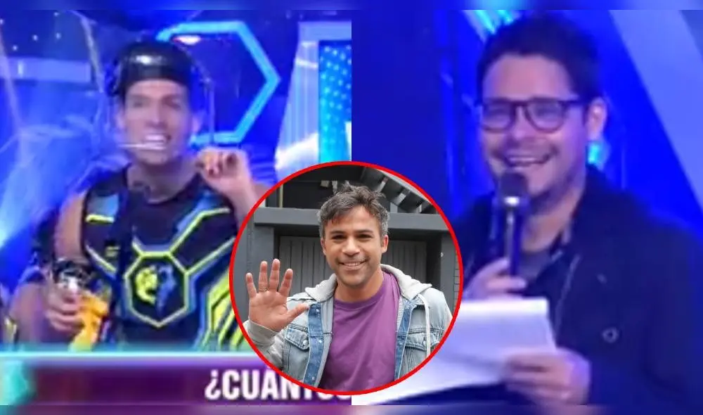 Patricio Parodi bromea con Gian Piero Díaz al recordarle a Renzo Schuller en Esto es guerra Patricio Parodi bromea con Gian Piero Díaz al recordarle a Renzo Schuller en Esto es guerra