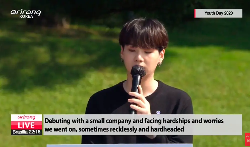 BTS en la casa azul por el Día de la juventud. Foto: captura YouTube