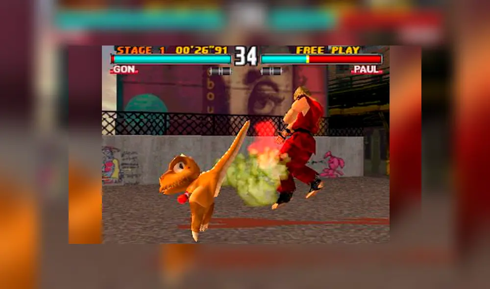 Pero muchos en el mundo lo conocen por su aparición como 'invitado' en Tekken 3.