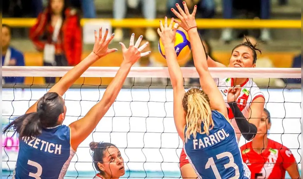 Perú perdió 3-0 contra Argentina por la primera fecha del Preolímpico de vóley Colombia 2020. Foto: Voleyplus. Perú perdió 3-0 contra Argentina por la primera fecha del Preolímpico de vóley Colombia 2020. Foto: Voleyplus.
