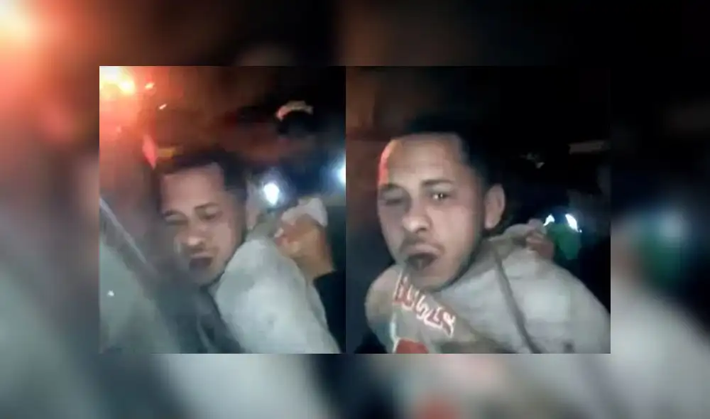 Hombre terminó con ensangrentado y con el rostro hinchado por la paliza que recibió. (Foto: Captura de video / Noticias al Día) Hombre terminó con ensangrentado y con el rostro hinchado por la paliza que recibió. (Foto: Captura de video / Noticias al Día)