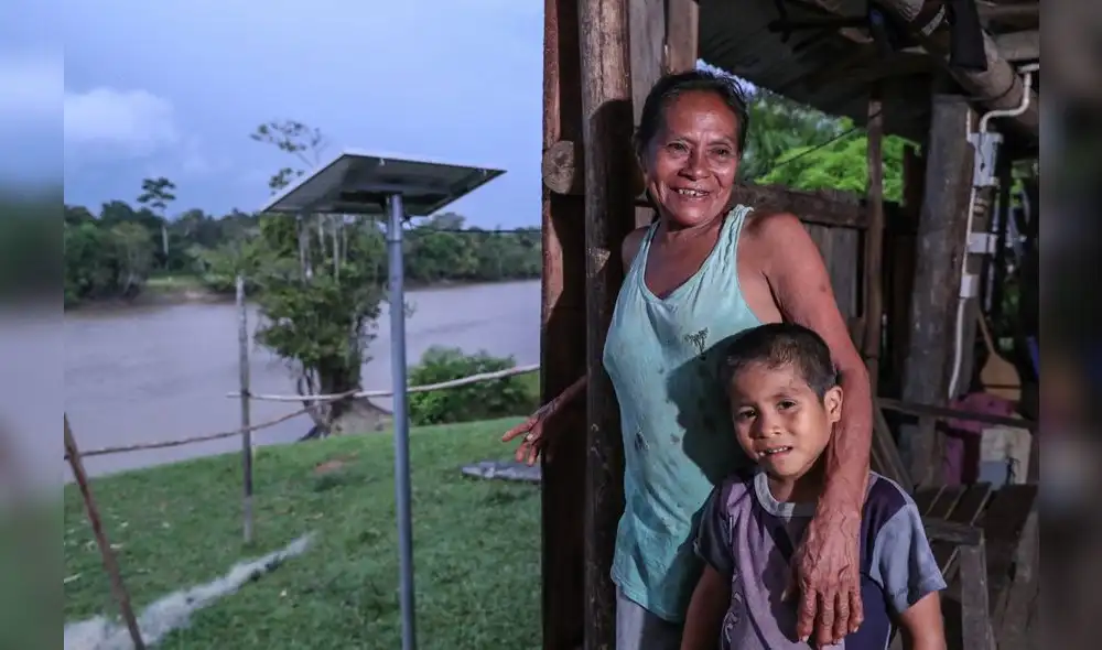 Familias del Datem del Marañón se benefician con ampliación de frontera energética. Foto: Minem Familias del Datem del Marañón se benefician con ampliación de frontera energética. Foto: Minem