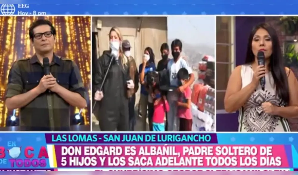 Sofía Franco llora en En boca de todos al ayudar a padre soltero con sus cinco hijos