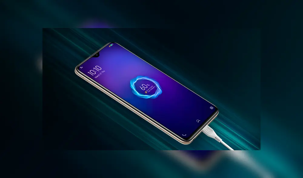 El Vivo Y19 ofrece carga rápida de 18W.