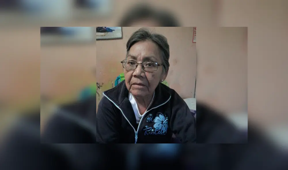 La septuagenaria pide le abonen su sueldo. Foto: Maria Pía Ponce / URPI - GLR