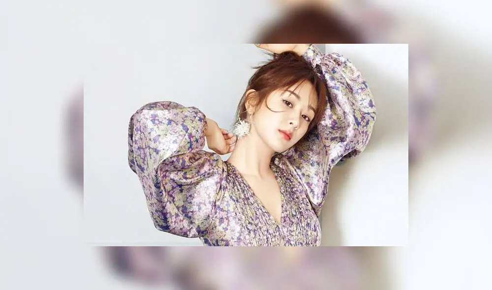 Yang Zi es una popular actriz china.