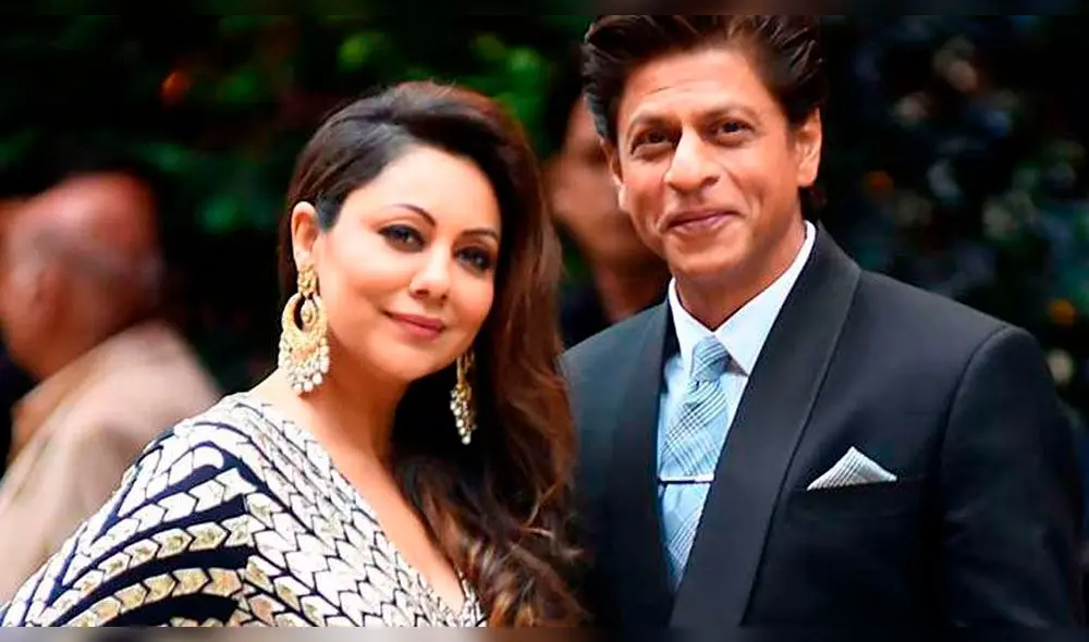 Shah Rukh Khan y su esposa Gauri Khan Shah Rukh Khan y su esposa Gauri Khan