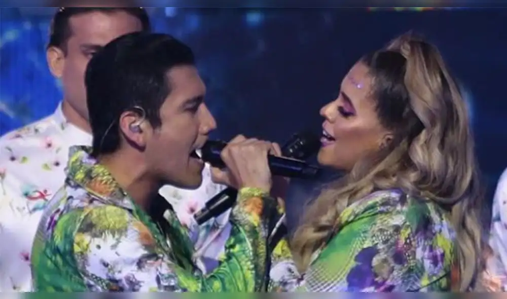 Angelo Fukuy y Sandra Muente