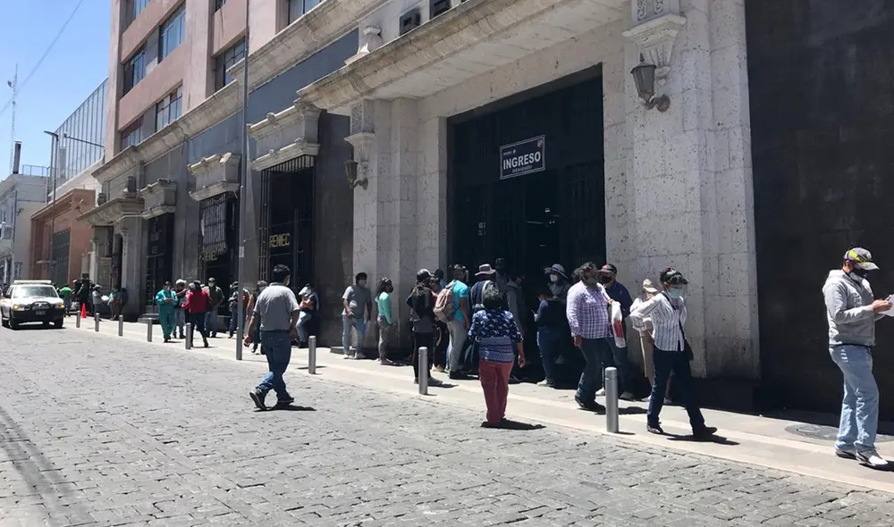 Atención en Reniec de Arequipa se reinició la semana pasada. Foto: Oswald Charca.