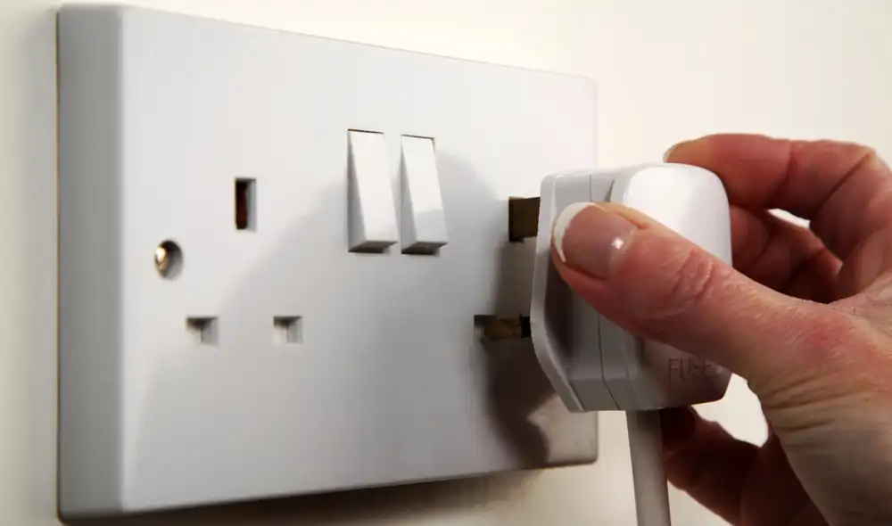 Así luce el enchufe británico o inglés. Foto: Bristoleños