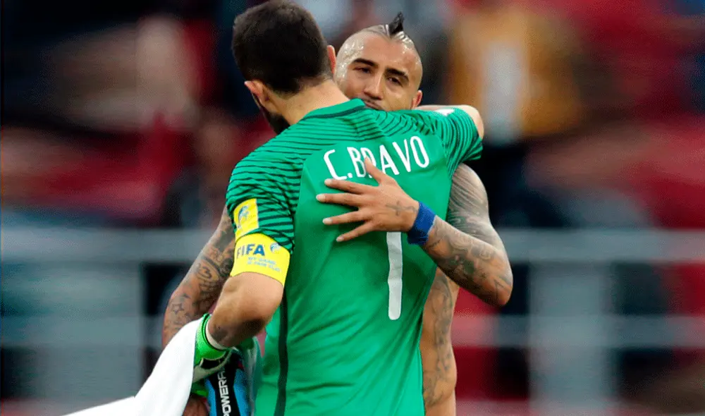Arturo Vidal revela la relación que tiene con Claudio Bravo.