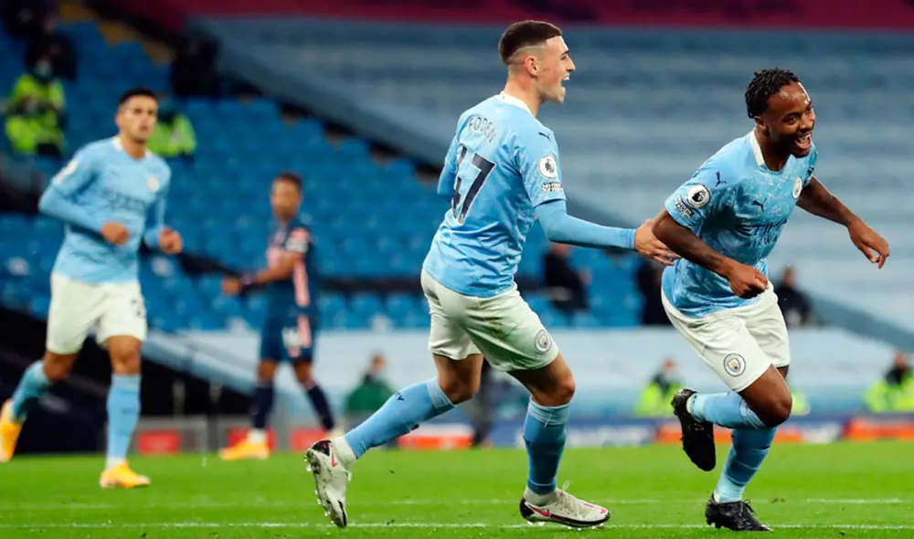 Manchester City venció al Arsenal por la fecha 5 de la Premier League. Foto: AFP.