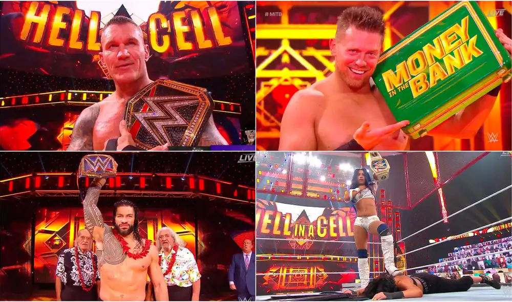 Hell in a Cell 2020 dejó inesperados resultados, como la consagración de Randy Orton por decimocuarta vez. Foto: WWE