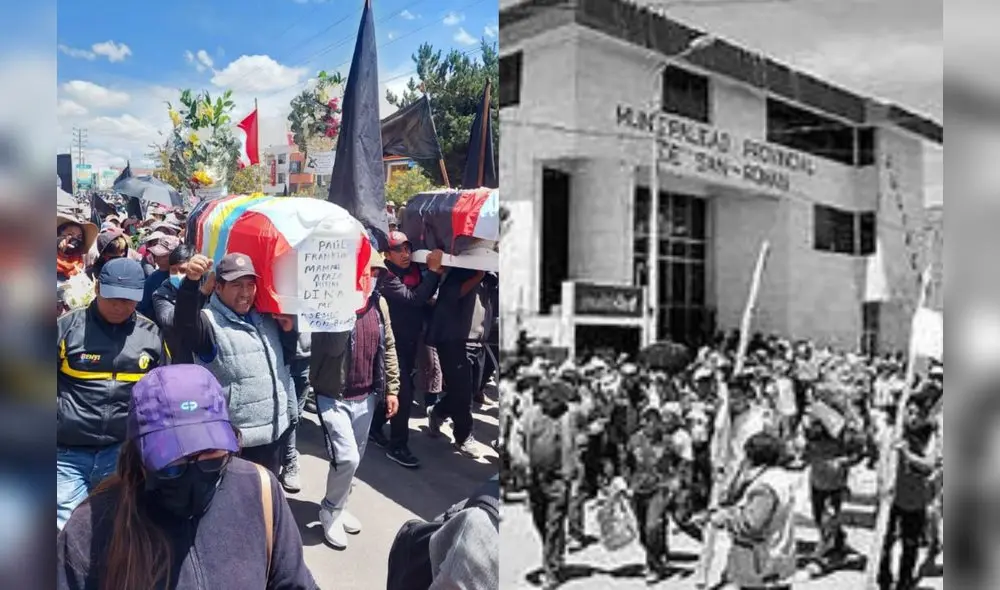 Fallecidos en protestas en juliaca son considerados mártires. Foto: composición LR Fallecidos en protestas en juliaca son considerados mártires. Foto: composición LR