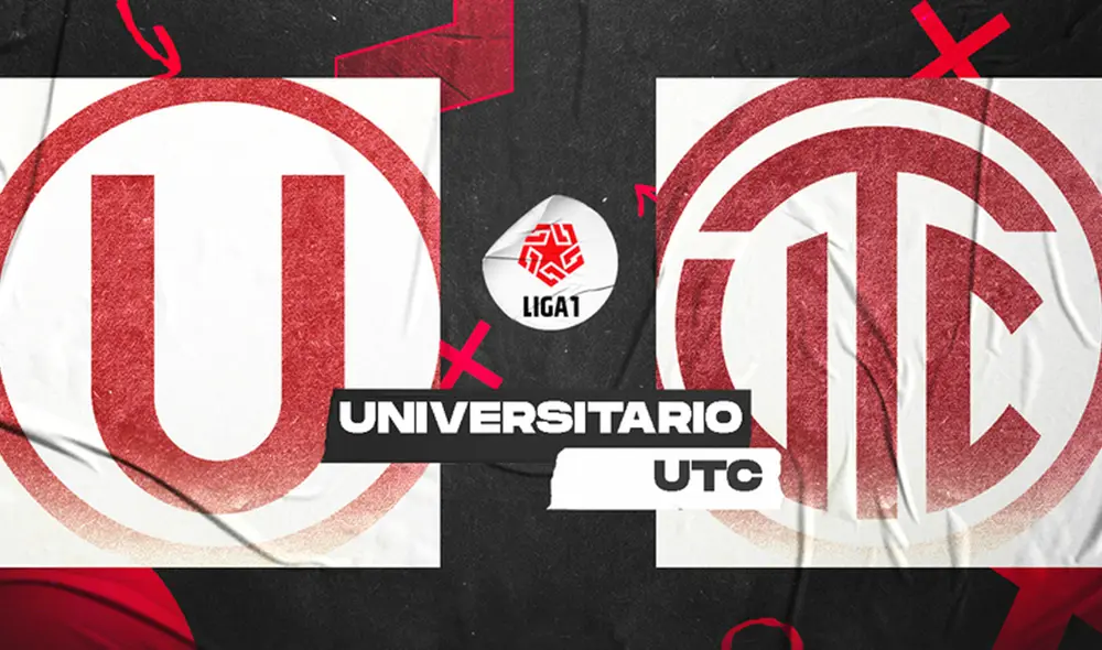 Universitario vs. UTC juegan en el Estadio San Marcos, en la jornada 16 de la Liga 1 Movistar. Composición GLR/Fabrizio Oviedo