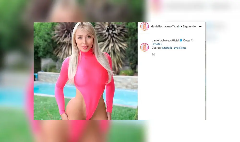 Daniella Chávez se suma al “On tas?” con sugerentes fotografías [VIDEO]