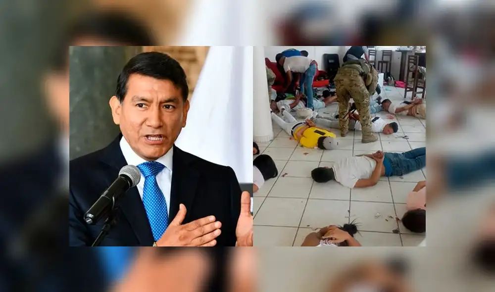 El titular del Mininter dio detalles de la intervención de los 124 ciudadanos extranjeros. El titular del Mininter dio detalles de la intervención de los 124 ciudadanos extranjeros.