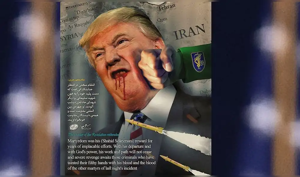 Desconfiguración de sitio web ocurre horas después del ultimátum de Donald Trump. Foto: Difusión.