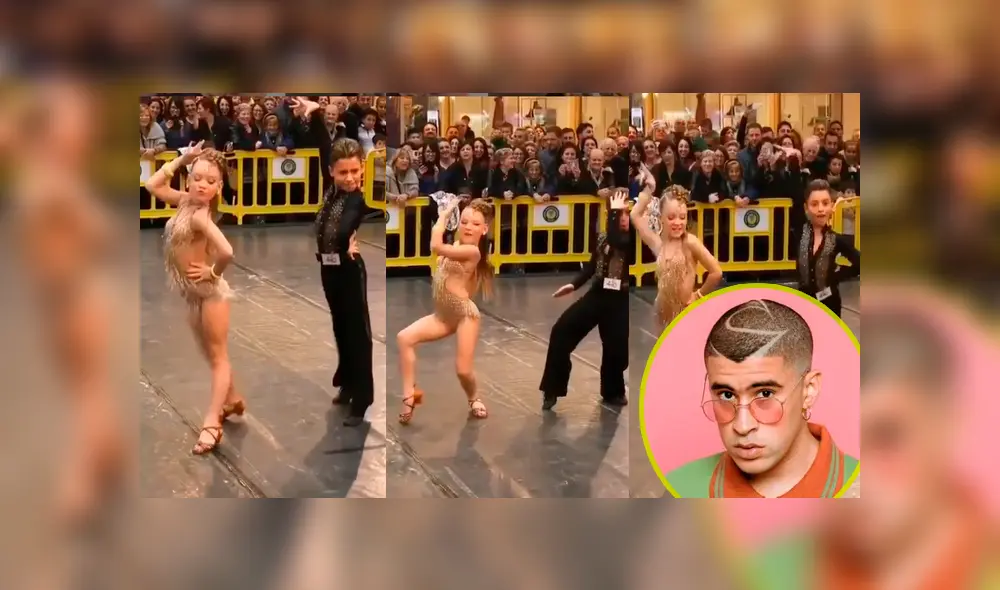 Desliza las fotografías para ver parte de la impecable coreografía que ejecutaron estos dos pequeños talentosos. Foto: Captura/sonideas