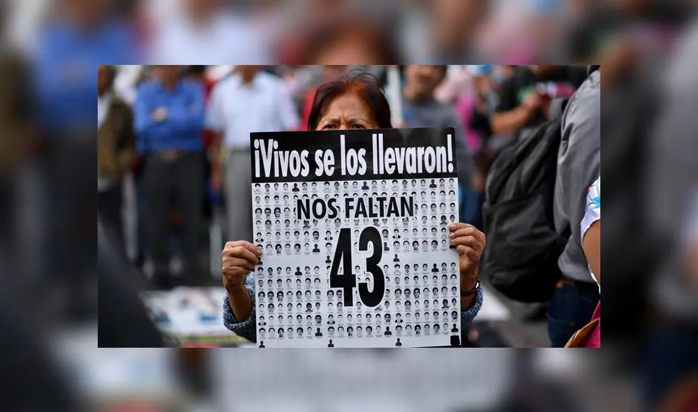 Caso Ayotzinapa. Foto: AFP.
