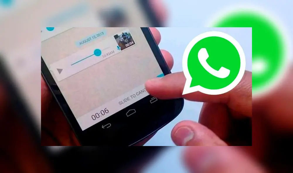Grabar audios de WhatsApp y oírlos antes de enviarlos.