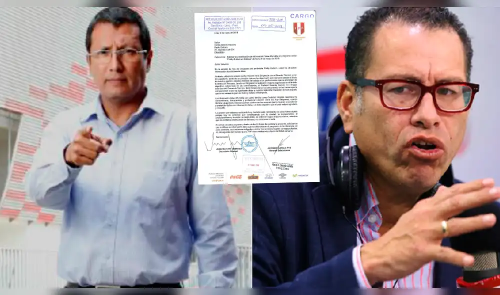 Phillip Butters minimiza carta de FPF y recomienda a Carlos Navarro querellar al autor