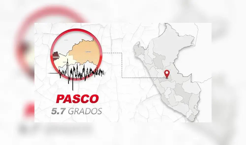 El movimiento telúrico ocurrió a las 1.24 p. m.Foto: Composición LR El movimiento telúrico ocurrió a las 1.24 p. m.Foto: Composición LR