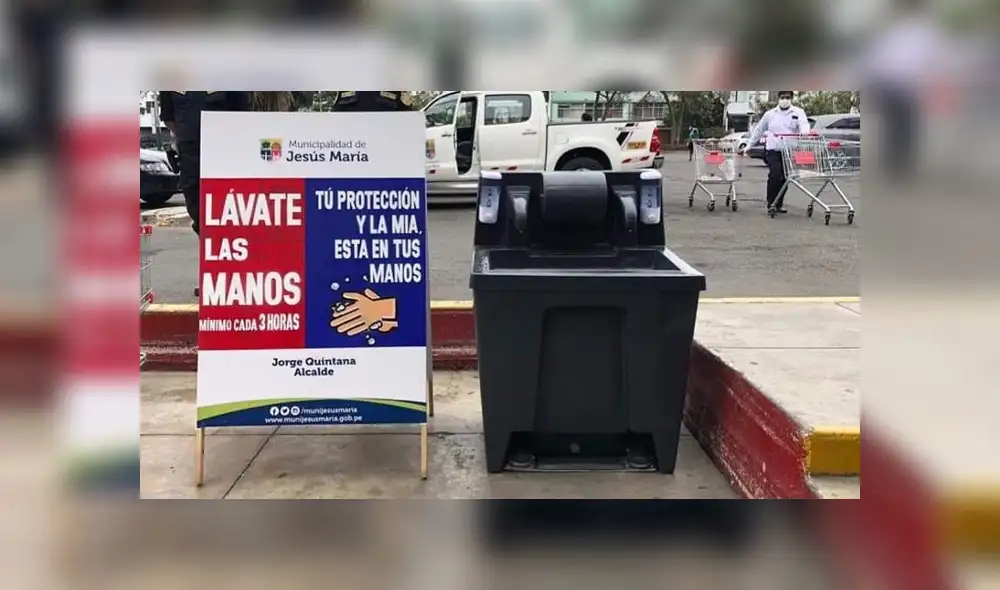 Los módulos de higiene cuentan con dispensadores de jabón. (Foto: Municipalidad de Jesús Maria) Los módulos de higiene cuentan con dispensadores de jabón. (Foto: Municipalidad de Jesús Maria)