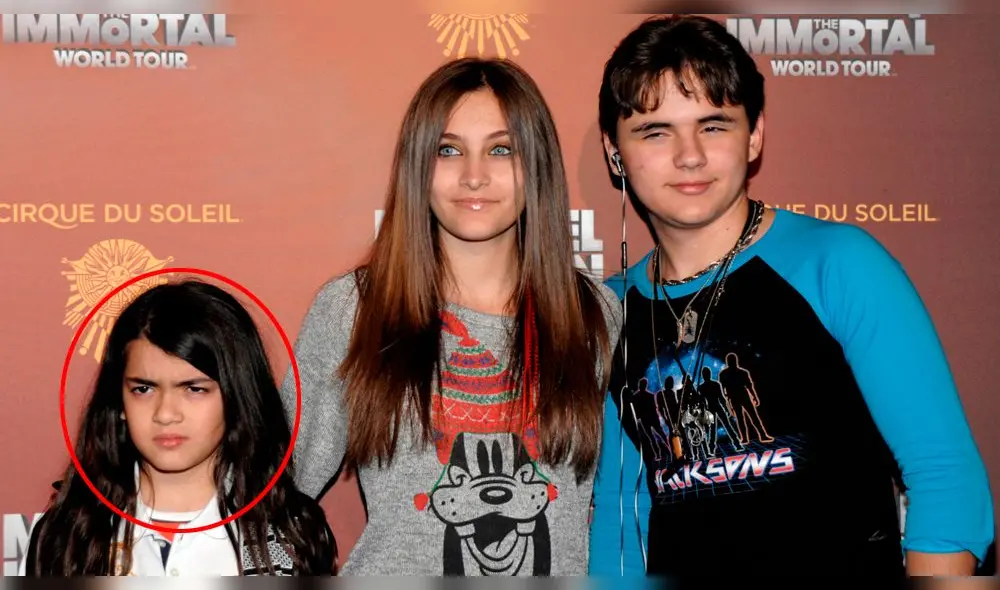 Hijo menor de Michael Jackson luce irreconocible tras huir de la prensa