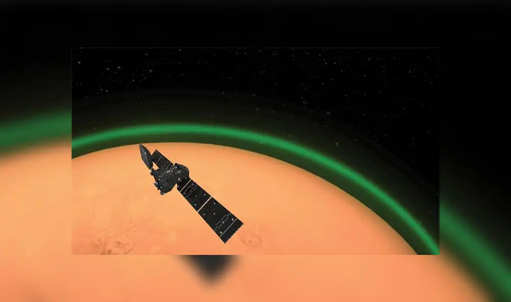 Representación de lo que ha detectado la misión Exomars en Marte. Imagen: ESA.