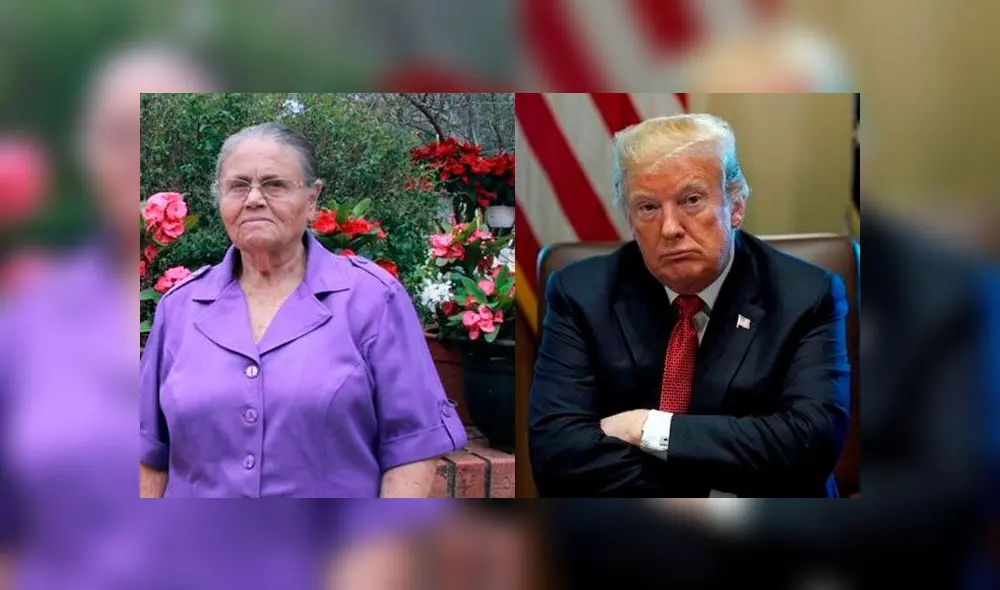Doña Consuelo Loera aún espera que el presidente de Estados Undios Donald Trumpo responsa la carta que le envió. Foto Composición.