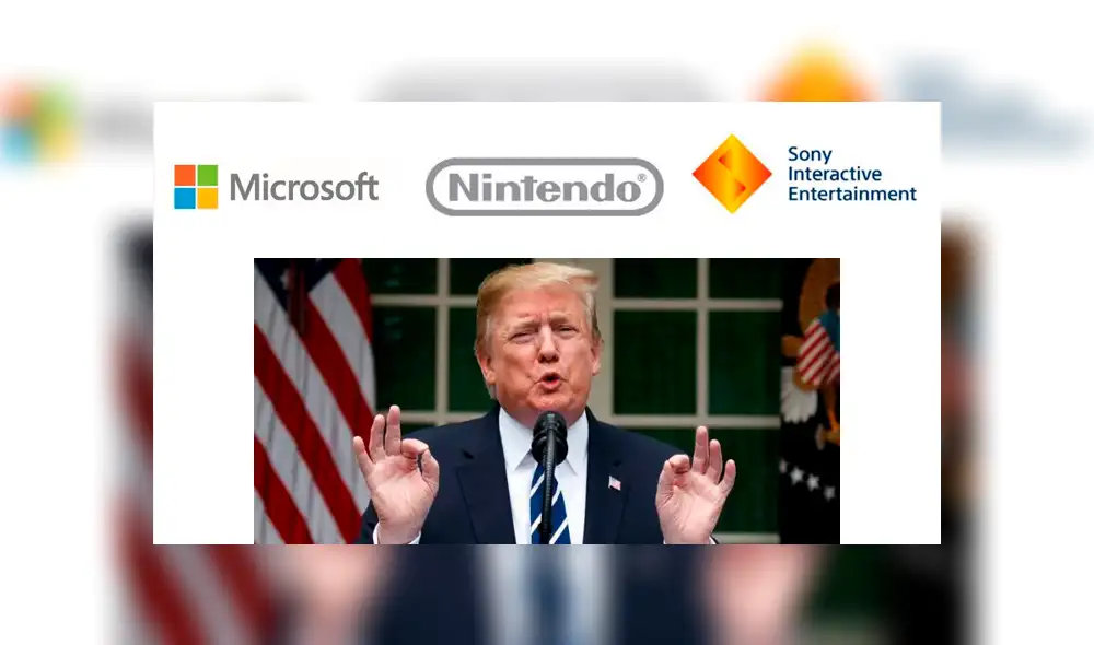 Nintendo, Sony y Microsoft se unen para solicitar a Trump exima a las consolas chinas de tarifas del 25%.