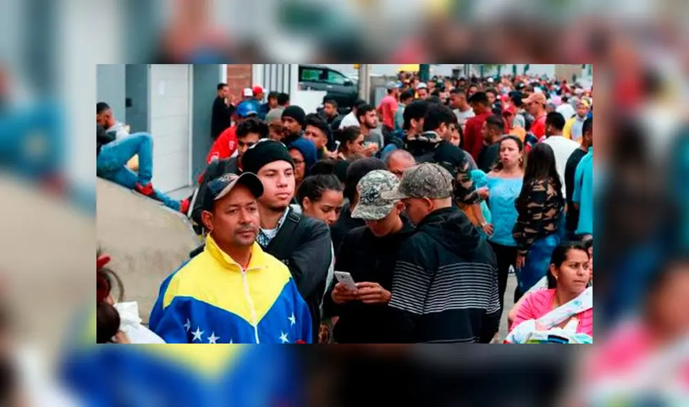 Migración venezolana. Foto: AFP. Migración venezolana. Foto: AFP.