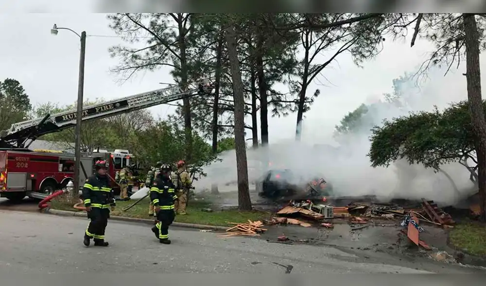Estados Unidos: vivienda explota tras ser impactada por el auto de un inmigrante [VIDEO]