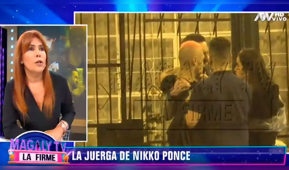 Nikko Ponce en "ampay". Fuente Magaly Tv La Firme