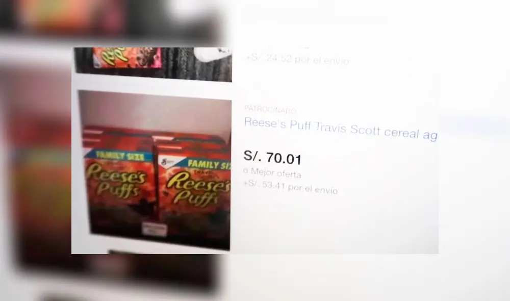 Desliza las imágenes para ver cómo luce este 'lujoso' cereal que es vendido en Perú. Foto: Desbalanceados/YouTube Desliza las imágenes para ver cómo luce este 'lujoso' cereal que es vendido en Perú. Foto: Desbalanceados/YouTube