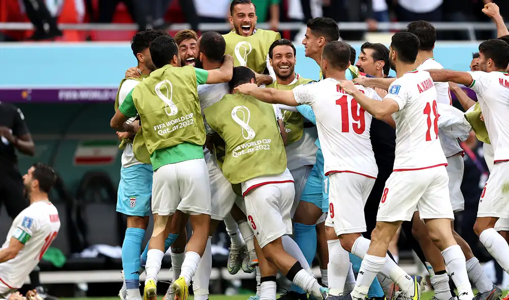 Gran victoria de la selección de Irán. Foto: FIFA/Twitter Gran victoria de la selección de Irán. Foto: FIFA/Twitter
