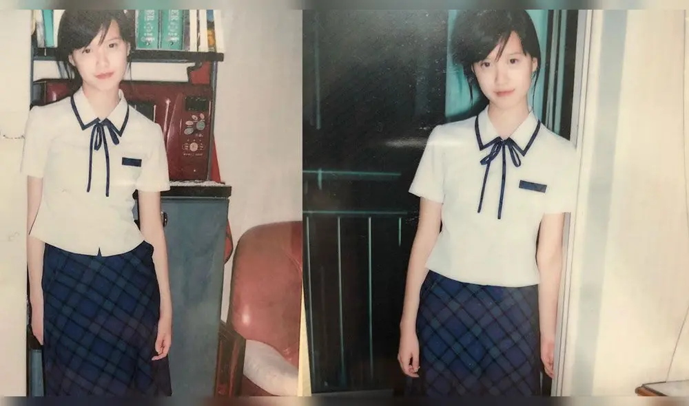 Goo Hye Sun durante su etapa como estudiante de secundaria. Instagram. 25 de enero 2020.